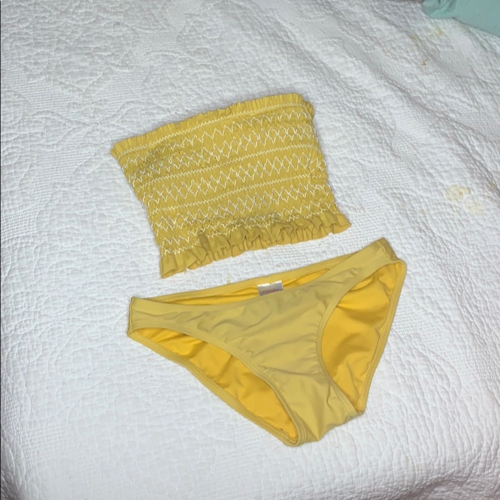 Yellow bikini